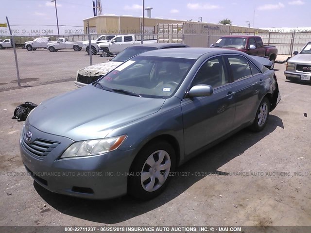 4T1BK46K87U528144 - 2007 TOYOTA CAMRY NEW GENERAT LE/XLE/SE GREEN photo 2