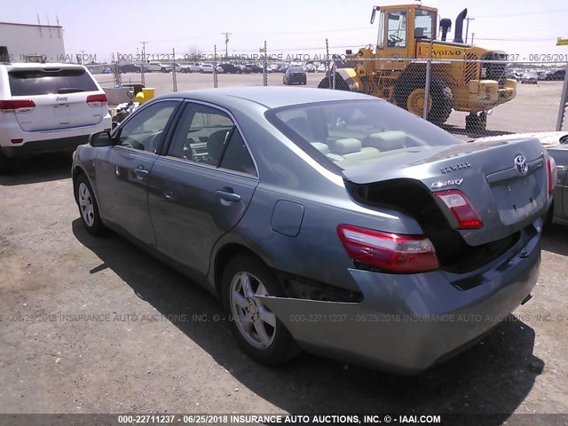 4T1BK46K87U528144 - 2007 TOYOTA CAMRY NEW GENERAT LE/XLE/SE GREEN photo 3