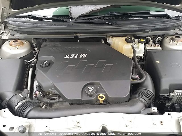 1G1ZG57N58F191336 - 2008 CHEVROLET MALIBU LS SILVER photo 10