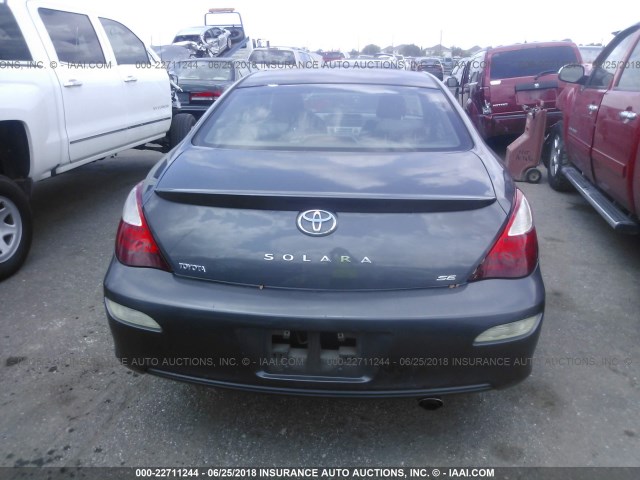 4T1CE30P07U752695 - 2007 TOYOTA CAMRY SOLARA SE/SLE ნაცრისფერი ფოტო 6