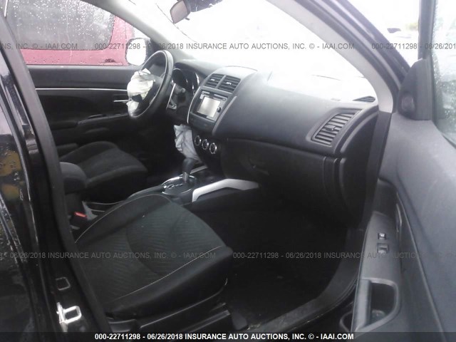 4A4AR4AU8EE003069 - 2014 MITSUBISHI OUTLANDER SPORT SE BLACK photo 5