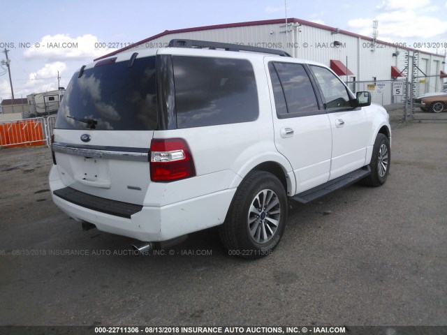 1FMJU1HT0HEA61985 - 2017 FORD EXPEDITION XLT/KING RANCH WHITE photo 4