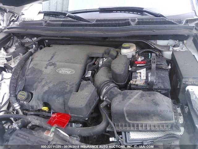 1FM5K7F83FGA04772 - 2015 FORD EXPLORER LIMITED 白色 照片 10