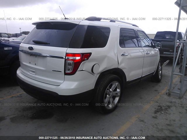 1FM5K7F83FGA04772 - 2015 FORD EXPLORER LIMITED 白色 照片 4