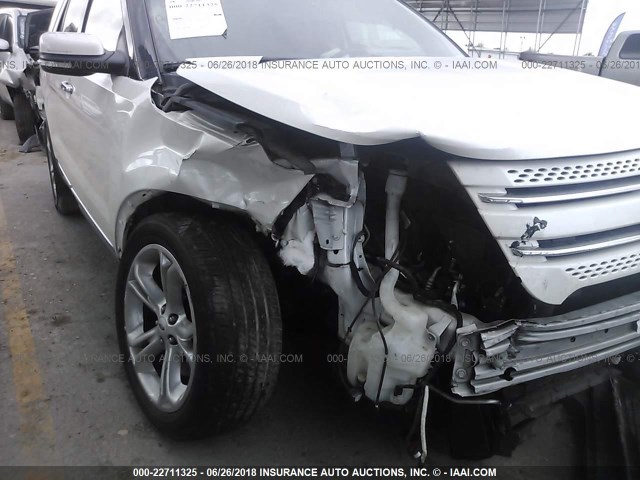 1FM5K7F83FGA04772 - 2015 FORD EXPLORER LIMITED 白色 照片 6