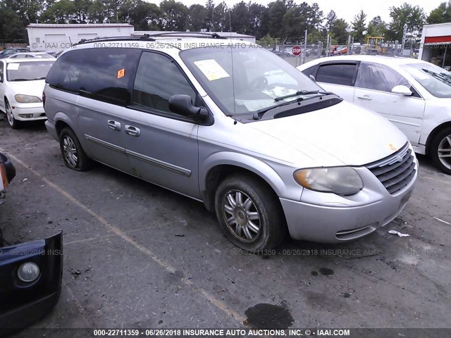 2C4GP54L65R101889 - 2005 CHRYSLER TOWN & COUNTRY TOURING SILVER photo 1