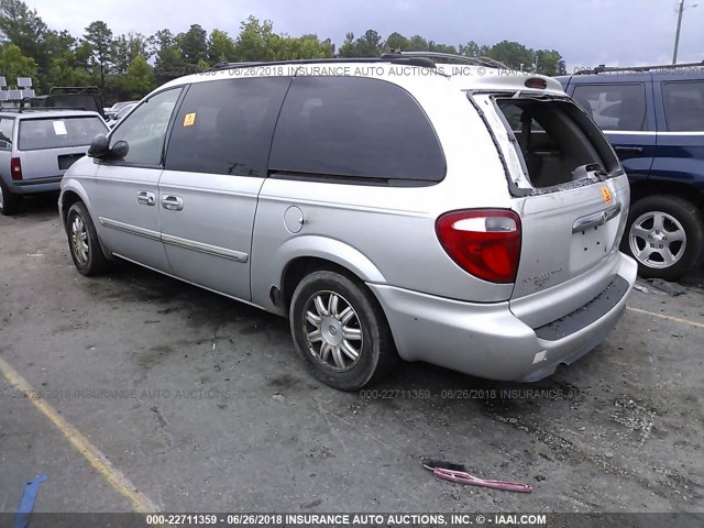 2C4GP54L65R101889 - 2005 CHRYSLER TOWN & COUNTRY TOURING SILVER photo 3