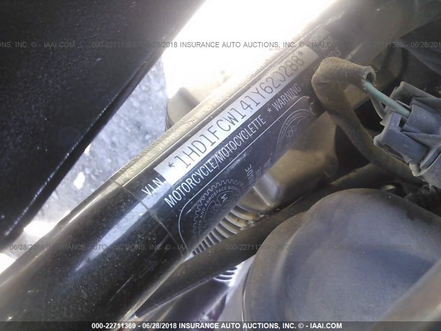 1HD1FCW141Y620288 - 2001 HARLEY-DAVIDSON FLHTCUI RED photo 10