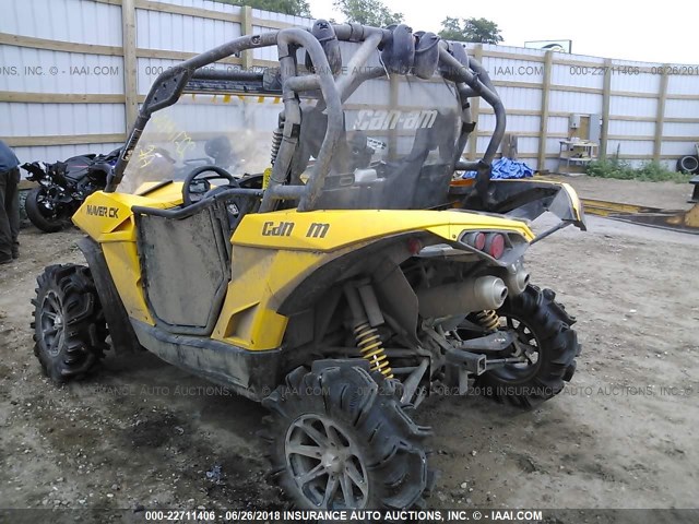 3JBPGCP19DJ001746 - 2013 CAN AM MAVERICK  YELLOW photo 3