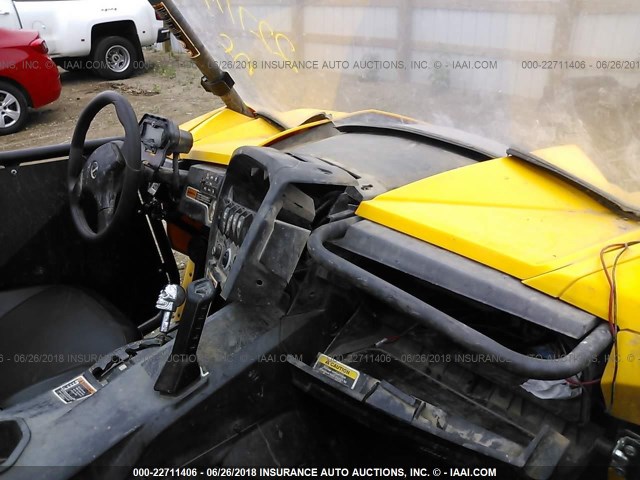 3JBPGCP19DJ001746 - 2013 CAN AM MAVERICK  YELLOW photo 5