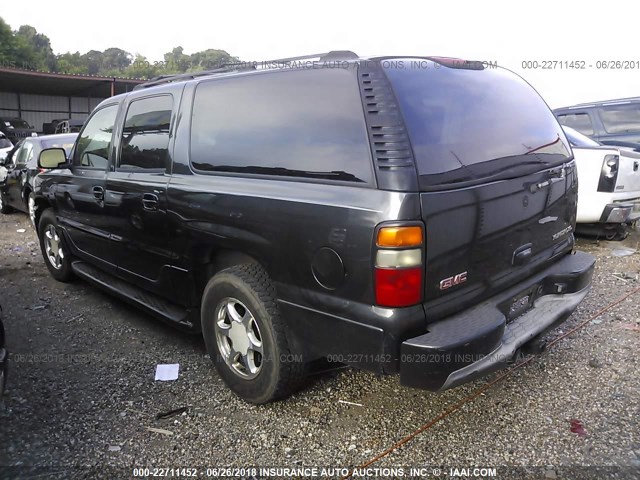 1GKFK66U84J230102 - 2004 GMC YUKON XL DENALI GRAY photo 3