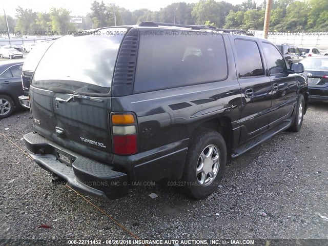 1GKFK66U84J230102 - 2004 GMC YUKON XL DENALI GRAY photo 4