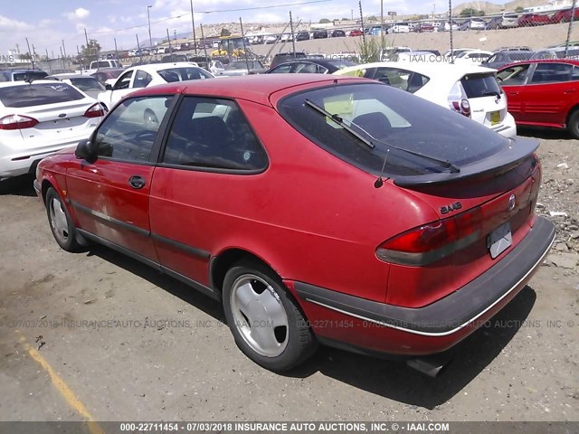 YS3DF35N1S2028881 - 1995 SAAB 900 SE TURBO RED photo 3