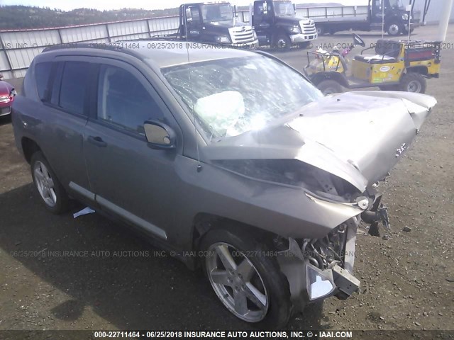 1J8FF57W98D696662 - 2008 JEEP COMPASS LIMITED TAN photo 1