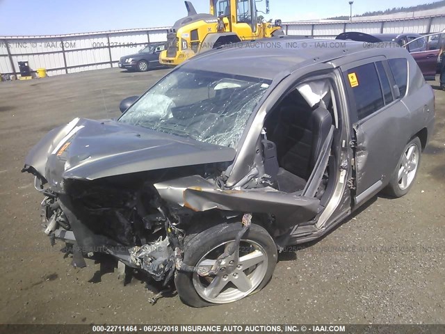 1J8FF57W98D696662 - 2008 JEEP COMPASS LIMITED TAN photo 2