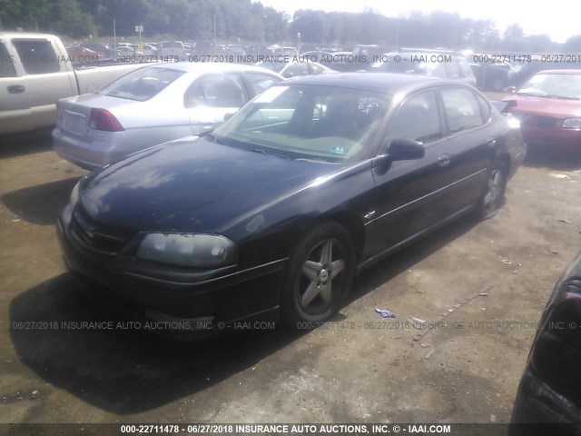 2G1WP551649443326 - 2004 CHEVROLET IMPALA SS BLACK photo 2