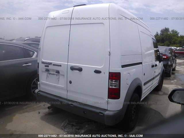 NM0LS7AN6AT025606 - 2010 FORD TRANSIT CONNECT XL WHITE photo 4