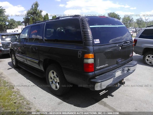 3GKFK16T44G303820 - 2004 GMC YUKON XL K1500 GRAY photo 3