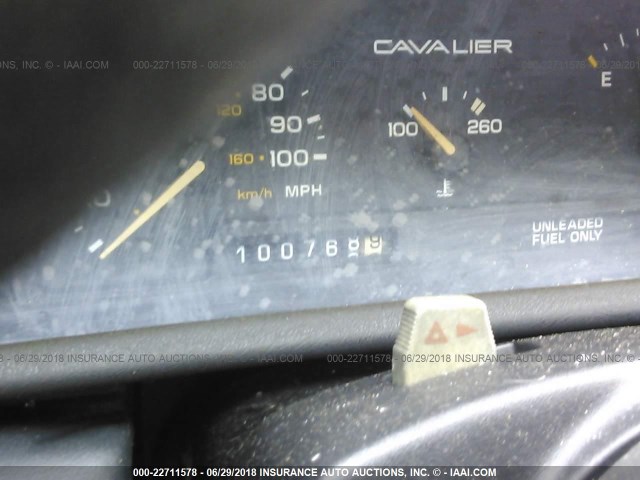 1G1JC1443N7148200 - 1992 CHEVROLET CAVALIER VL/RS GRAY photo 7