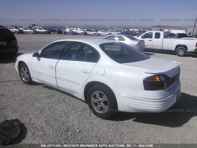 1G2HX54K3Y4207725 - 2000 PONTIAC BONNEVILLE SE WHITE photo 3