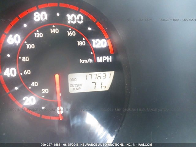 2T1KR32E55C377185 - 2005 TOYOTA COROLLA MATRIX XR RED photo 7