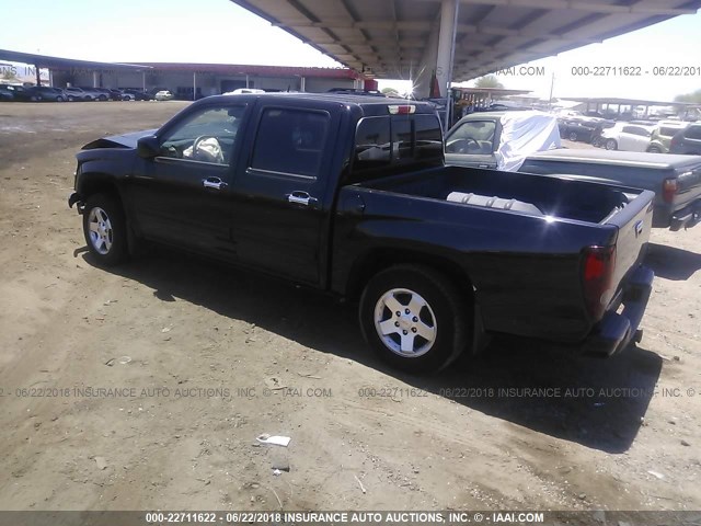 1GCDSCFE0C8105577 - 2012 CHEVROLET COLORADO LT BLACK photo 3