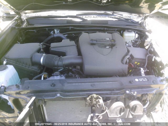 3TMCZ5AN3HM099710 - 2017 TOYOTA TACOMA DBL CAB/SR/TRDSPT/OR/PRO ნაცრისფერი ფოტო 10