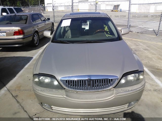 1LNHM87AX4Y623276 - 2004 LINCOLN LS BEIGE photo 6