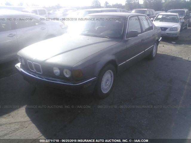 WBAGB4315J3208800 - 1988 BMW 735 I AUTOMATIC GRAY photo 2