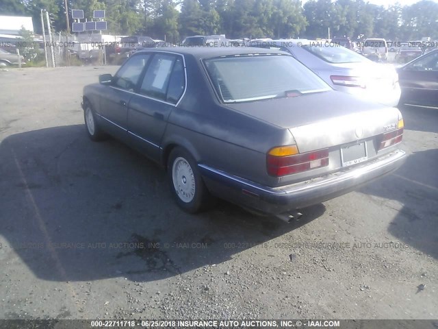 WBAGB4315J3208800 - 1988 BMW 735 I AUTOMATIC GRAY photo 3