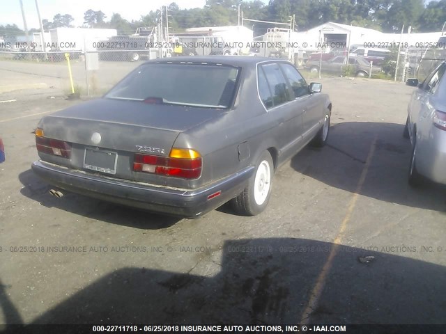 WBAGB4315J3208800 - 1988 BMW 735 I AUTOMATIC GRAY photo 4