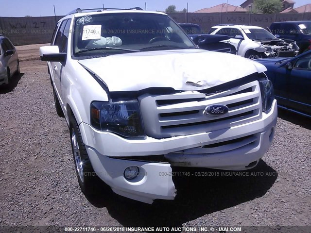 1FMJU2A58AEB54583 - 2010 FORD EXPEDITION LIMITED WHITE photo 6