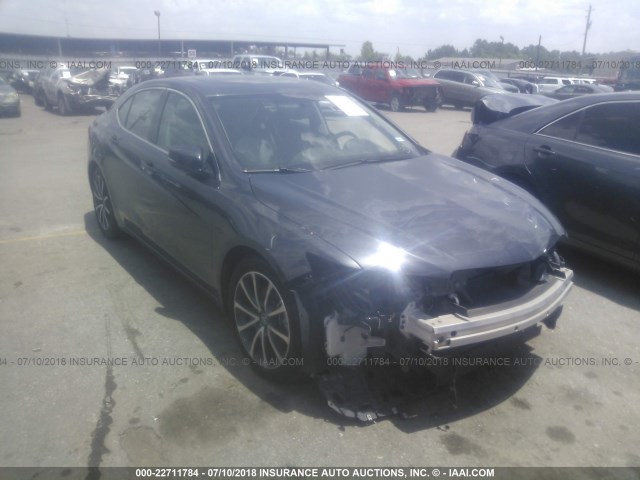 19UUB2F35GA003975 - 2016 ACURA TLX GRAY photo 1