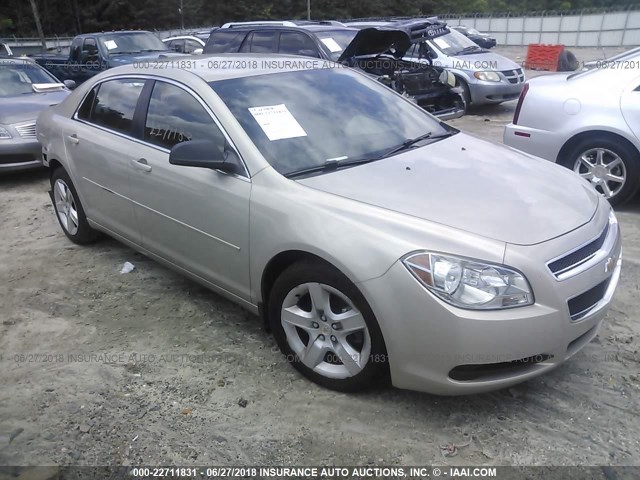 1G1ZB5E07CF151774 - 2012 CHEVROLET MALIBU LS GOLD photo 1