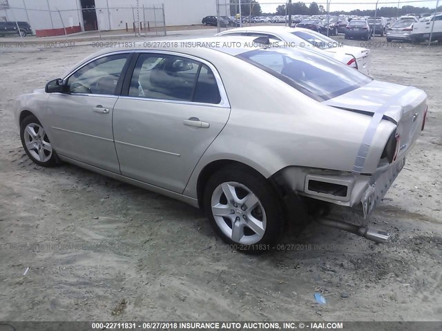 1G1ZB5E07CF151774 - 2012 CHEVROLET MALIBU LS GOLD photo 3