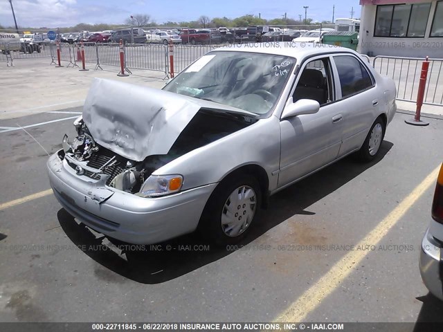 1NXBR12E5YZ354691 - 2000 TOYOTA COROLLA VE/CE/LE 银色 照片 2