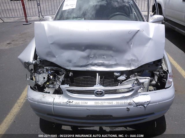 1NXBR12E5YZ354691 - 2000 TOYOTA COROLLA VE/CE/LE 银色 照片 6