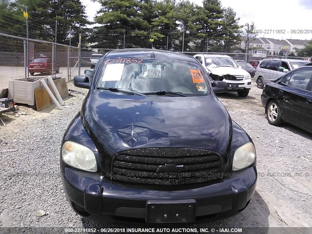 3GNCA33B49S504184 - 2009 CHEVROLET HHR LS BLACK photo 6