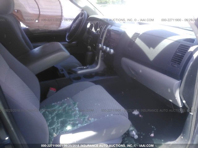 5TFUM5F12CX036643 - 2012 TOYOTA TUNDRA DOUBLE CAB SR5 Dark Blue photo 5