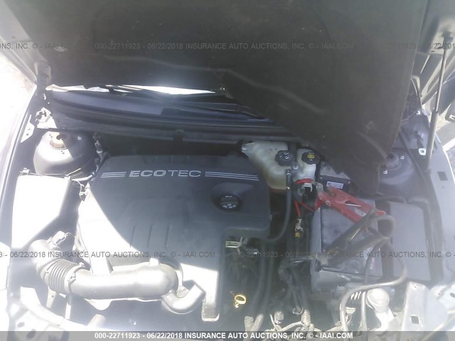 1G1ZC5EB4A4145132 - 2010 CHEVROLET MALIBU 1LT GRAY photo 10