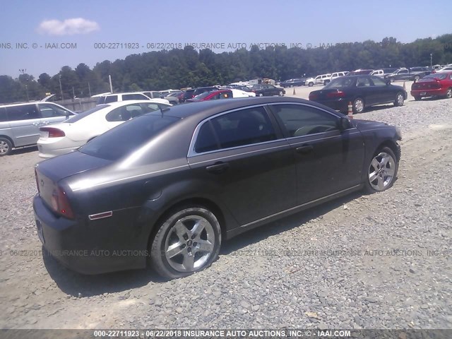 1G1ZC5EB4A4145132 - 2010 CHEVROLET MALIBU 1LT GRAY photo 4