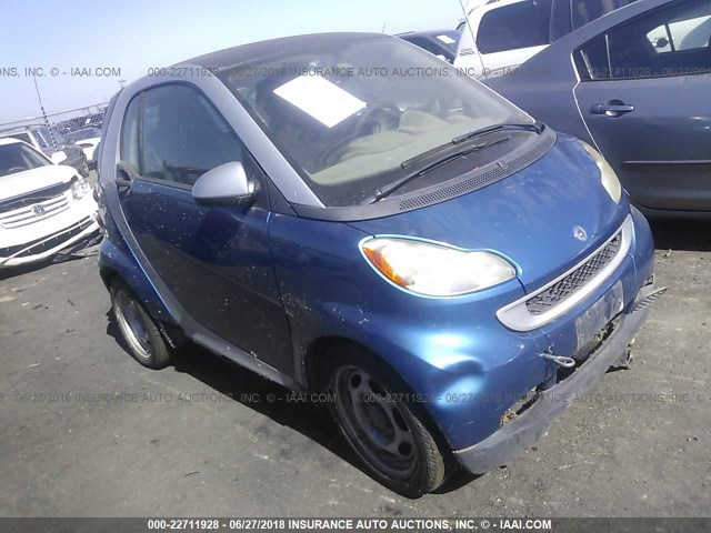 WMEEJ31X79K248488 - 2009 SMART FORTWO PURE/PASSION BLUE photo 1