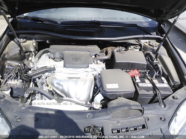 4T1BF1FK9HU435203 - 2017 TOYOTA CAMRY LE/XLE/SE/XSE BLACK photo 10