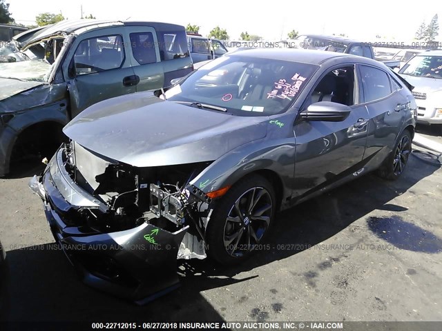 SHHFK7H46HU423181 - 2017 HONDA CIVIC SPORT Grau Foto 2