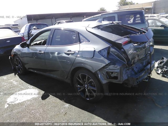 SHHFK7H46HU423181 - 2017 HONDA CIVIC SPORT Grau Foto 3