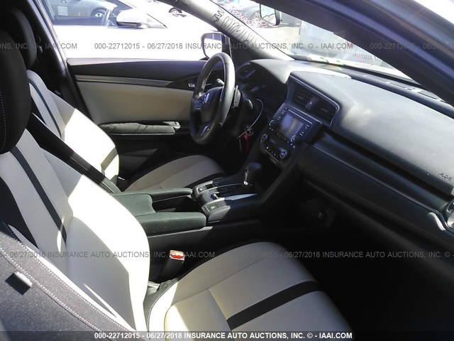 SHHFK7H46HU423181 - 2017 HONDA CIVIC SPORT Grau Foto 5