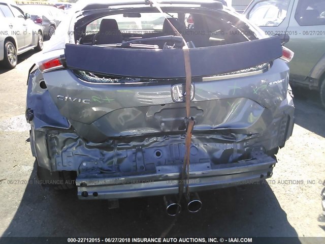 SHHFK7H46HU423181 - 2017 HONDA CIVIC SPORT Grau Foto 6