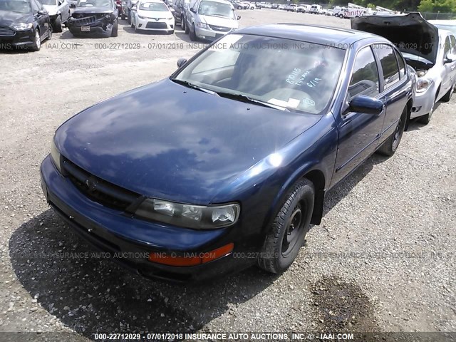 JN1CA21D7XT810115 - 1999 NISSAN MAXIMA GLE/GXE/SE Navy photo 2