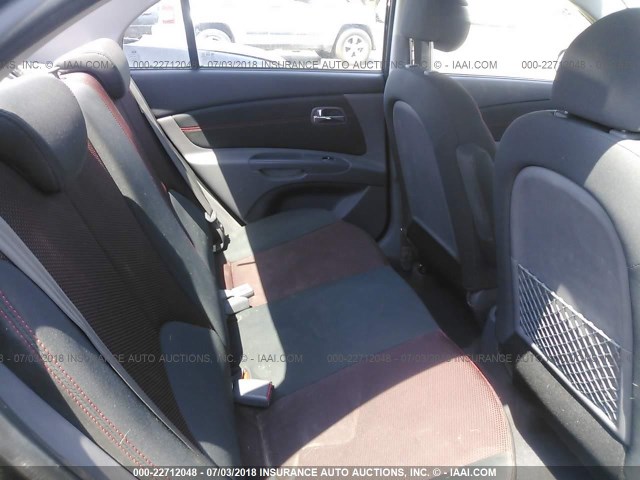 KNADE223396452618 - 2009 KIA RIO LX/SX BLACK photo 8