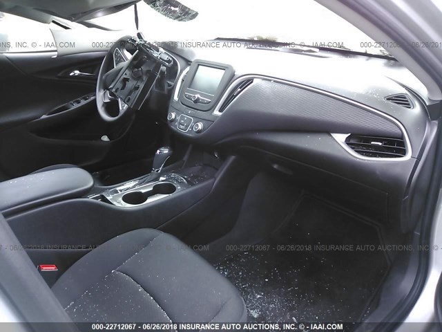 1G1ZB5ST1HF115309 - 2017 CHEVROLET MALIBU LS SILVER photo 5